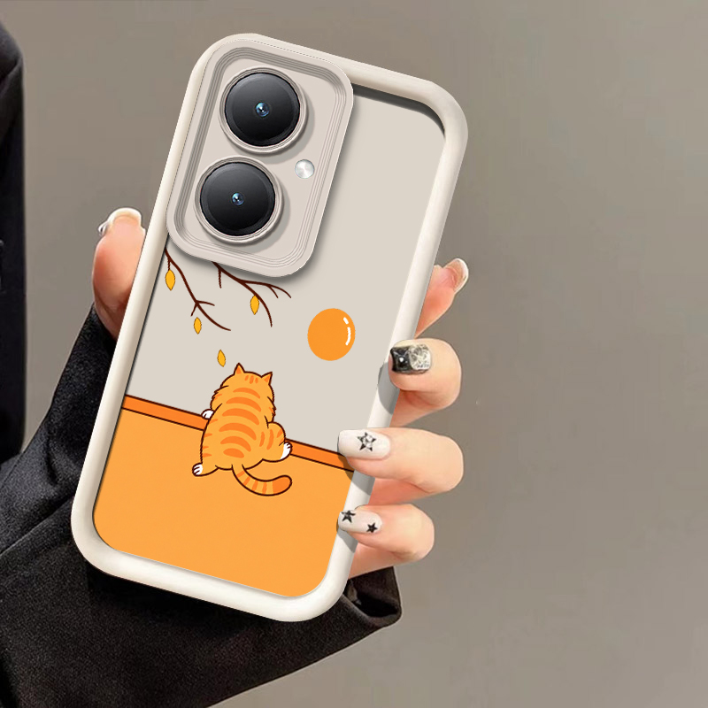 Vivo Y28 - เคสโทรศัพท์ลายแมวน่ารักสีสันสดใส สำหรับ Vivo Y21 Y21S Y22S