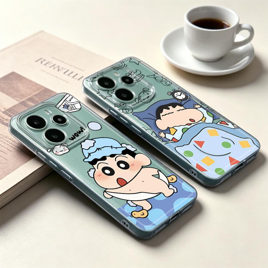 Xiaomi Redmi Note 14 - เคสน่ารัก Shin-ChanS สำหรับ Xiaomi Redmi Note