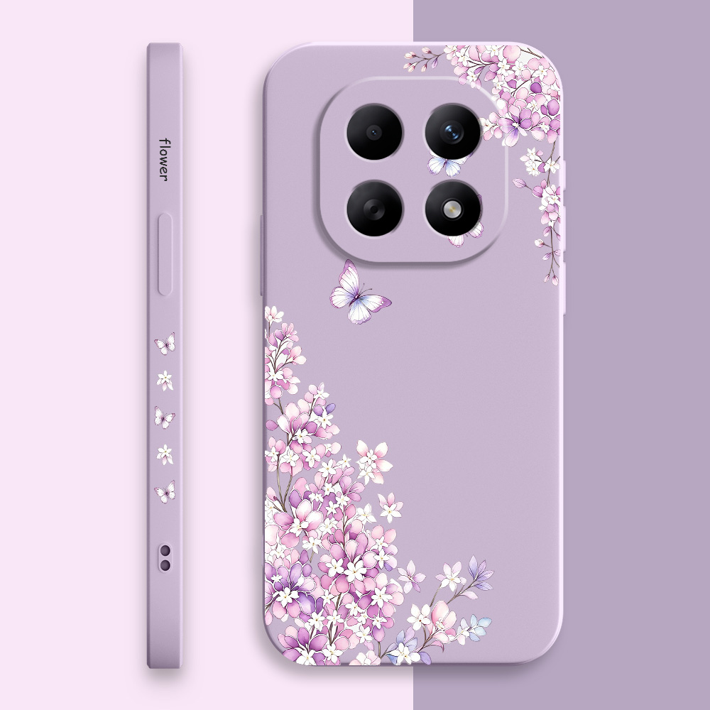 เคสโทรศัพท์ลายดอกไม้สีม่วงสำหร - Xiaomi Redmi Note 14 บทวิจารณ์และราคา