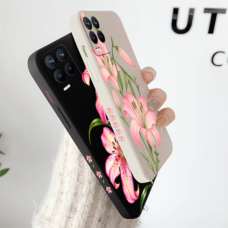 เคสลายดอกไม้สีชมพู สำหรับ OPPO - Realme Note 50 บทวิจารณ์และราคา