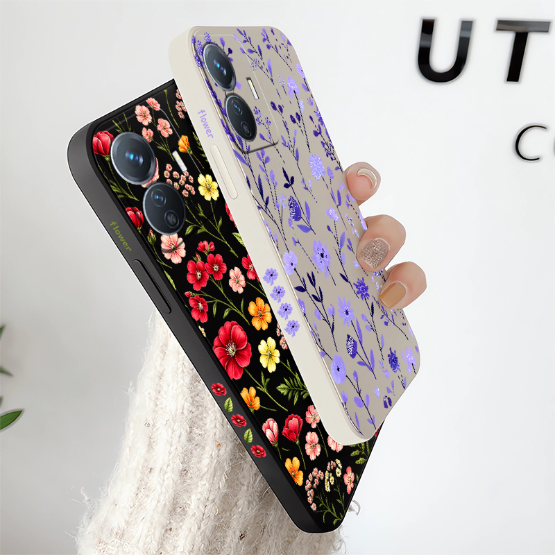 เคสโทรศัพท์ลายดอกไม้หลากสี สำห - Vivo Y28 บทวิจารณ์และราคา