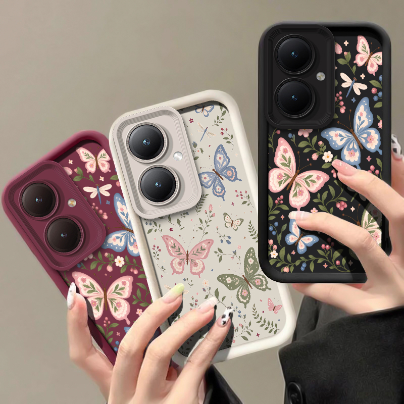 เคสโทรศัพท์ลายผีเสื้อหลากสี สำ - Vivo Y28 บทวิจารณ์และราคา
