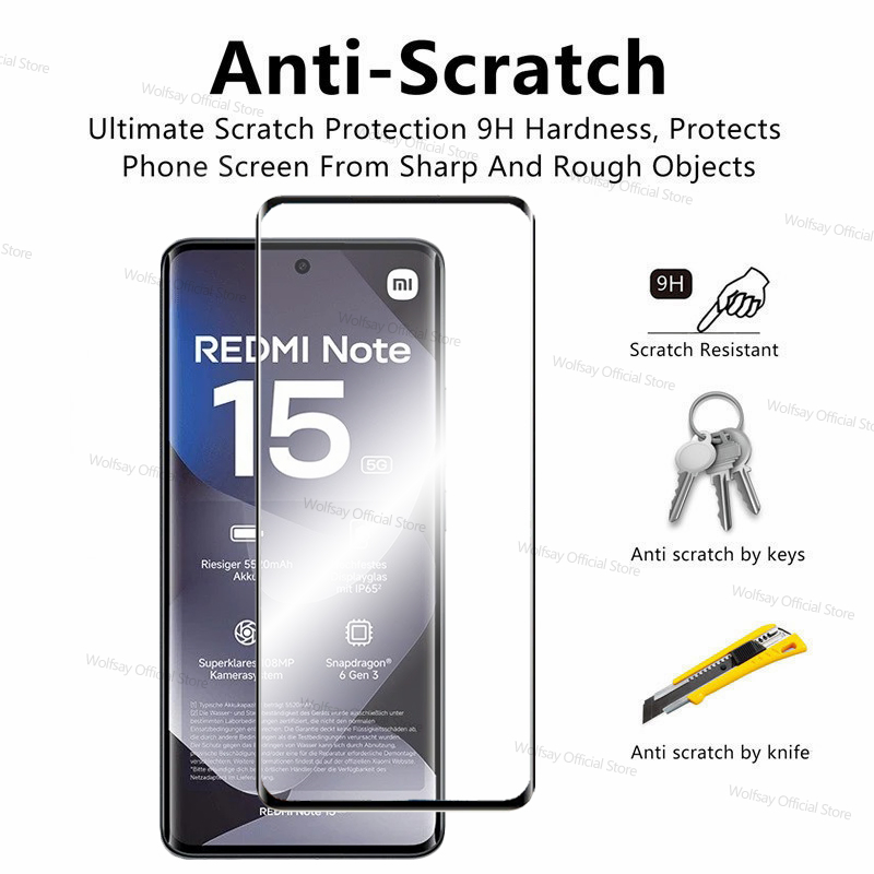 2/4 ชิ้น ฟิล์มกระจกนิรภัย 3 มิ - Curved Edge Screen บทวิจารณ์และราคา