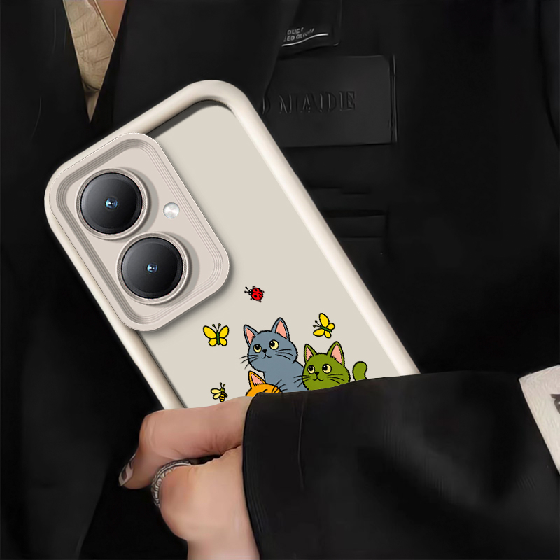 เคสโทรศัพท์ลายแมวน่ารักตลก สำห - Vivo Y28 บทวิจารณ์และราคา