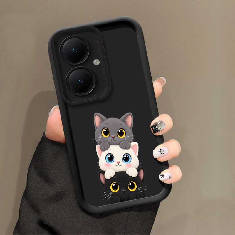 เคสโทรศัพท์ลายแมวน่ารักตลก สำห - Vivo Y28 บทวิจารณ์และราคา