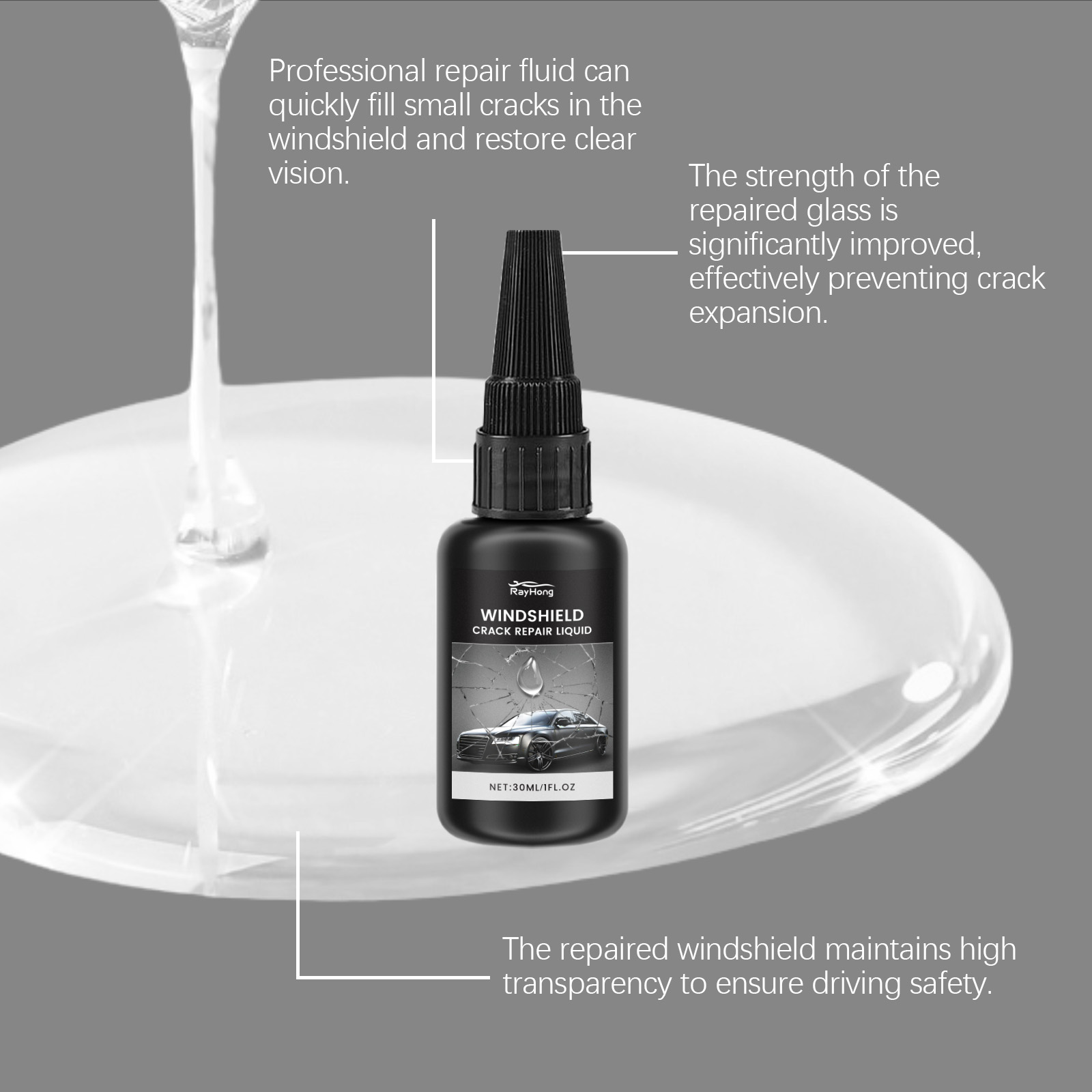 ชุดซ่อมกระจกหน้ารถ ชุดอุปกรณ์ซ - Liquid Uv Glue Kit บทวิจารณ์และราคา