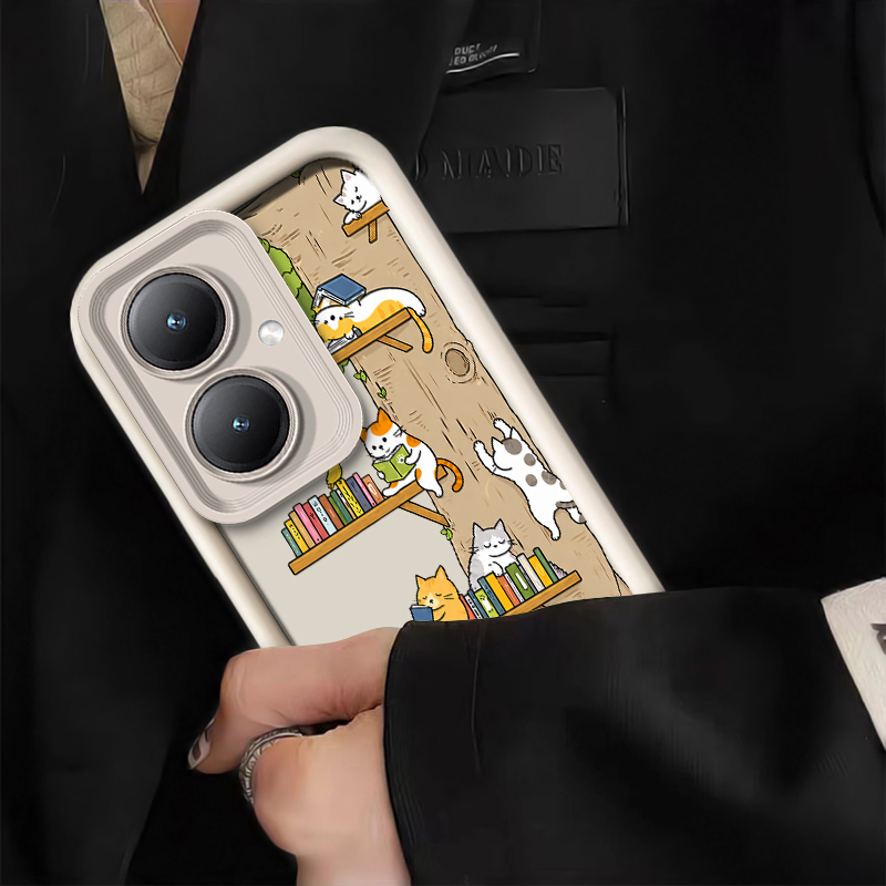 เคสโทรศัพท์ลายแมวน่ารักสีสันสด - Vivo Y28 บทวิจารณ์และราคา