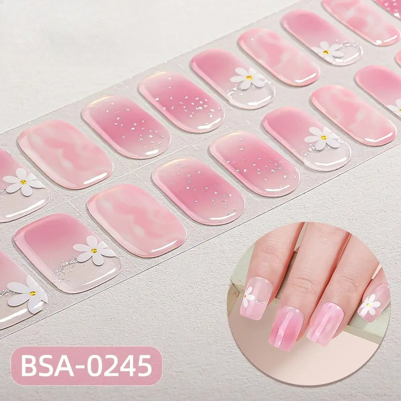 ไม่มีหลอด UV เจลเล็บกึ่งสำเร็จ - Full Cover Adhesive บทวิจารณ์และราคา