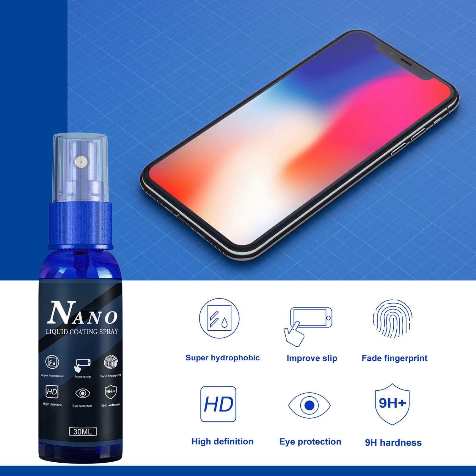 สเปรย์ป้องกันหน้าจอแบบเหลว ฟิล - Oleophobic Coating Spray บทวิจารณ์และราคา